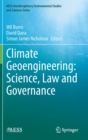 Image for Climate Geoengineering: Science, Law and Governance