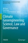 Image for Climate Geoengineering: Science, Law and Governance