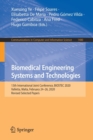 Image for Biomedical Engineering Systems and Technologies : 13th International Joint Conference, BIOSTEC 2020, Valletta, Malta, February 24–26, 2020, Revised Selected Papers