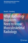 Image for Musculoskeletal radiology