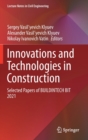 Image for Innovations and Technologies in Construction