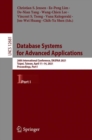 Image for Database systems for advanced applications  : 26th International Conference, DASFAA 2021, Taipei, Taiwan, April 11-14, 2021, proceedingsPart I