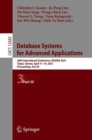 Image for Database systems for advanced applications  : 26th International Conference, DASFAA 2021, Taipei, Taiwan, April 11-14, 2021, proceedingsPart III