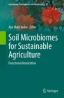 Image for Soil Microbiomes for Sustainable Agriculture : Functional Annotation