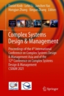 Image for Complex Systems Design &amp; Management: Proceedings of the 4th International Conference on Complex Systems Design &amp; Management Asia and of the 12th Conference on Complex Systems Design &amp; Management CSD&amp;M 2021