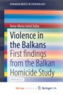 Image for Violence in the Balkans