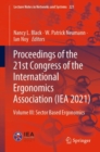 Image for Proceedings of the 21st Congress of the International Ergonomics Association (IEA 2021): Volume III: Sector Based Ergonomics