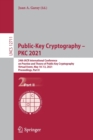 Image for Public-Key Cryptography – PKC 2021