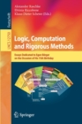 Image for Logic, Computation and Rigorous Methods : Essays Dedicated to Egon Borger on the Occasion of His 75th Birthday