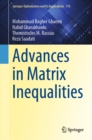 Image for Advances in Matrix Inequalities
