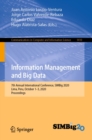 Image for Information Management and Big Data: 7th Annual International Conference, SIMBig 2020, Lima, Peru, October 1-3, 2020, Proceedings
