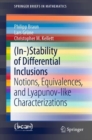 Image for (In-)Stability of Differential Inclusions: Notions, Equivalences, and Lyapunov-Like Characterizations