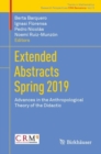 Image for Extended Abstracts Spring 2019: Advances in the Anthropological Theory of the Didactic