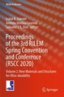Image for Proceedings of the 3rd RILEM Spring Convention and Conference (RSCC 2020)Volume 2,: New materials and structures for ultra-durability