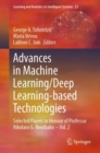 Image for Advances in machine learning/deep learning-based technologies  : selected papers in honour of professor Nikolaos G. Bourbakis -Vol. 2