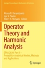 Image for Operator theory and harmonic analysis  : OTHA 2020Part II,: Probability-analytical models, methods and applications