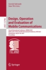 Image for Design, Operation and Evaluation of Mobile Communications: Second International Conference, MOBILE 2021, Held as Part of the 23rd HCI International Conference, HCII 2021, Virtual Event, July 24-29, 2021, Proceedings : 12796