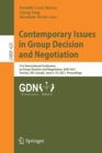 Image for Contemporary Issues in Group Decision and Negotiation : 21st International Conference on Group Decision and Negotiation, GDN 2021, Toronto, ON, Canada, June 6–10, 2021, Proceedings