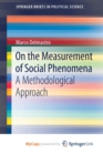 Image for On the Measurement of Social Phenomena