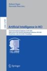 Image for Artificial Intelligence in HCI : Second International Conference, AI-HCI 2021, Held as Part of the 23rd HCI International Conference, HCII 2021, Virtual Event, July 24–29, 2021, Proceedings