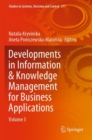 Image for Developments in Information &amp; Knowledge Management for Business Applications
