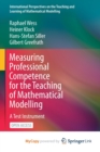 Image for Measuring Professional Competence for the Teaching of Mathematical Modelling