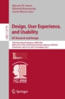 Image for Design, User Experience, and Usability: UX Research and Design: 10th International Conference, DUXU 2021, Held as Part of the 23rd HCI International Conference, HCII 2021, Virtual Event, July 24-29, 2021, Proceedings, Part I