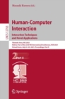 Image for Human-Computer Interaction. Interaction Techniques and Novel Applications: Thematic Area, HCI 2021, Held as Part of the 23rd HCI International Conference, HCII 2021, Virtual Event, July 24-29, 2021, Proceedings, Part II