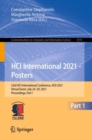 Image for HCI International 2021 - Posters: 23rd HCI International Conference, HCII 2021, Virtual Event, July 24-29, 2021, Proceedings, Part I : 1419