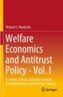 Image for Welfare Economics and Antitrust Policy - Vol. I