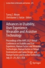Image for Advances in Usability, User Experience, Wearable and Assistive Technology
