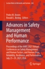 Image for Advances in Safety Management and Human Performance: Proceedings of the AHFE 2021 Virtual Conferences on Safety Management and Human Factors, and Human Error, Reliability, Resilience, and Performance, July 25-29, 2021, USA