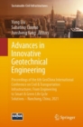 Image for Advances in Innovative Geotechnical Engineering : Proceedings of the 6th GeoChina International Conference on Civil &amp; Transportation Infrastructures: From Engineering to Smart &amp; Green Life Cycle Solut
