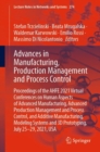 Image for Advances in Manufacturing, Production Management and Process Control