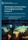 Image for Marketing Communications in Emerging Economies, Volume II: Conceptual Issues and Empirical Evidence : Volume II,