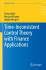 Image for Time-Inconsistent Control Theory with Finance Applications