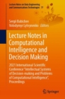 Image for Lecture Notes in Computational Intelligence and Decision Making