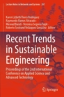 Image for Recent Trends in Sustainable Engineering : Proceedings of the 2nd International Conference on Applied Science and Advanced Technology