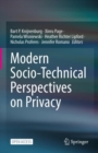 Image for Modern Socio-Technical Perspectives on Privacy