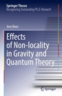 Image for Effects of Non-Locality in Gravity and Quantum Theory