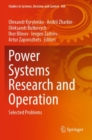 Image for Power systems research and operation  : selected problems