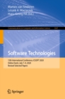 Image for Software Technologies: 15th International Conference, ICSOFT 2020, Online Event, July 7-9, 2020, Revised Selected Papers