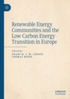 Image for Renewable Energy Communities and the Low Carbon Energy Transition in Europe