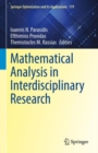 Image for Mathematical Analysis in Interdisciplinary Research : 179