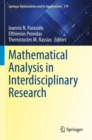 Image for Mathematical Analysis in Interdisciplinary Research