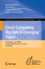 Image for Cloud Computing, Big Data &amp; Emerging Topics: 9th Conference, JCC-BD&amp;ET, La Plata, Argentina, June 22-25, 2021, Proceedings : 1444