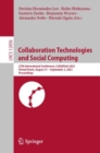 Image for Collaboration Technologies and Social Computing: 27th International Conference, CollabTech 2021, Virtual Event, August 31 - September 3, 2021, Proceedings