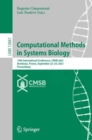 Image for Computational Methods in Systems Biology: 19th International Conference, CMSB 2021, Bordeaux, France, September 22-24, 2021, Proceedings : 12881