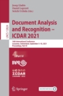 Image for Document Analysis and Recognition – ICDAR 2021 : 16th International Conference, Lausanne, Switzerland, September 5–10, 2021, Proceedings, Part IV