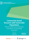 Image for Community-based Research with Vulnerable Populations